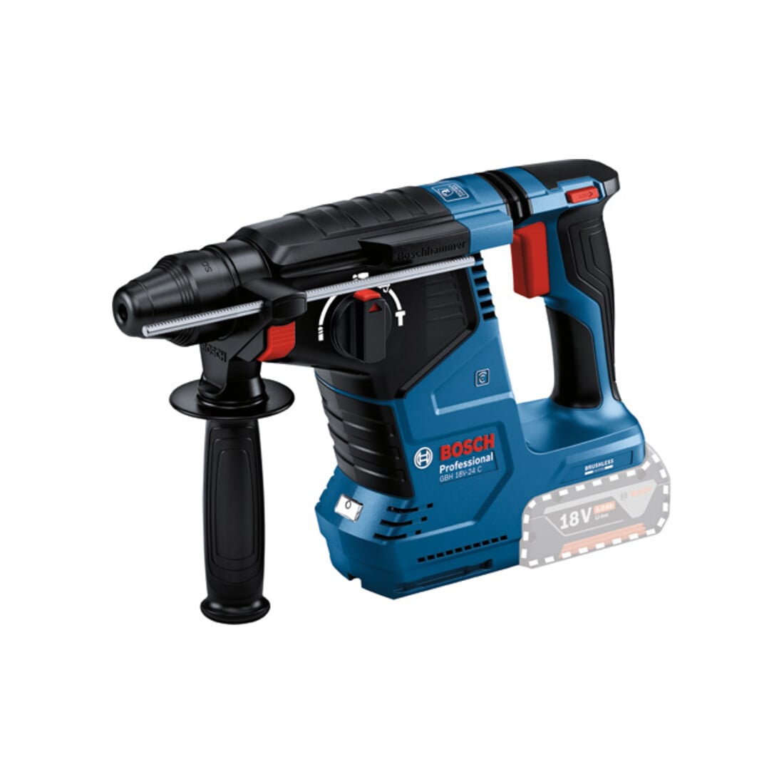 Bosch Akku-Bohrhammer mit SDS plus GBH 18V-24 C