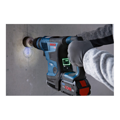 Bosch Akku-Bohrhammer mit SDS plus GBH 18V-34 CF, 2 Akkus und Ladegerät