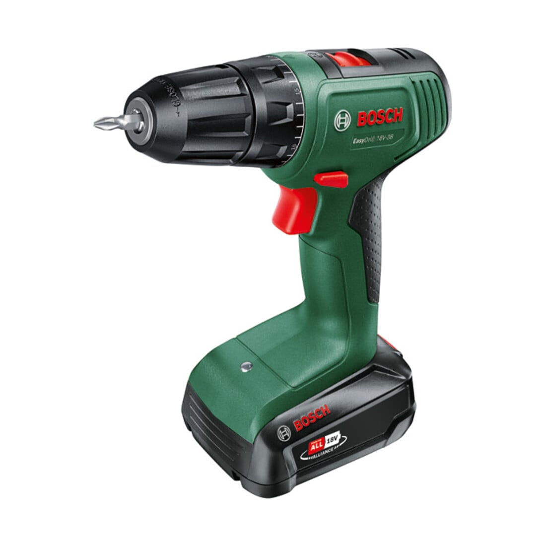 Bosch Akku-Bohrschrauber EasyDrill 18V-38, 1 x Akku PBA 18V 1.5Ah im Tragekoffer