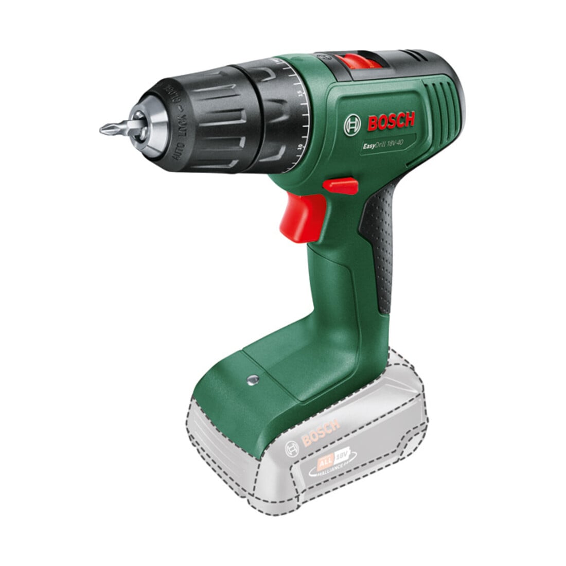 Bosch Akku-Bohrschrauber EasyDrill 18V-40