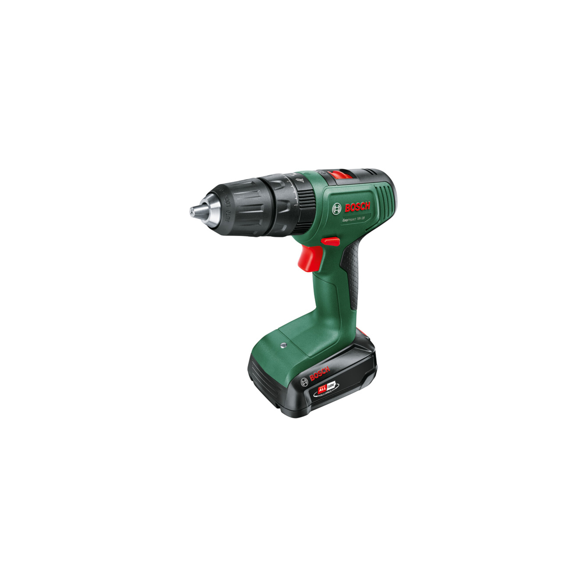 BOSCH Akku-Bohrschrauber EasyImpact 18V-38, 1 x Akku PBA 18V 2.0Ah, Tragekoffer