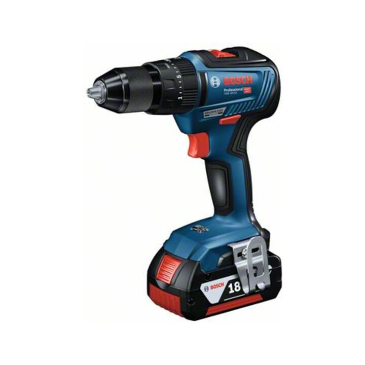Bosch Akku-Bohrschrauber GSB 18V-55 mit 2x Akku GBA 18V 4.0Ah