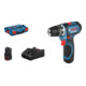 Bosch Akku-Bohrschrauber GSR 12V-15 FC mit 2 x 2,0 Ah Akku L-BOXX 1 Aufsatz-2