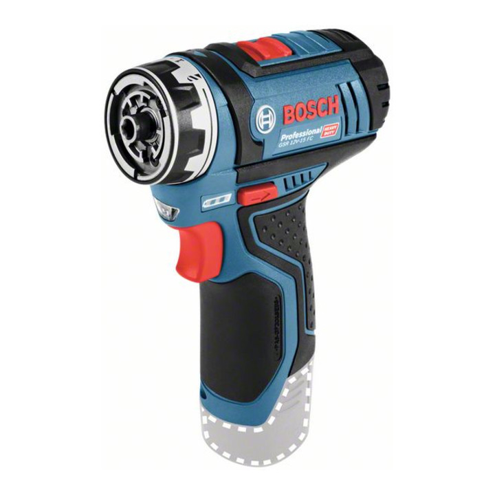 Set Bosch Akku-Bohrschrauber GSR 12V-15 FC + Akkupack GBA 12 Volt, 3,0 Ah