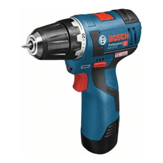 Bosch Akku-Bohrschrauber GSR 12V-20, mit 2 x 3,0 Ah Li-Ion Akku, L-BOXX