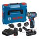 Bosch Akku-Bohrschrauber GSR 12V-35 FC, 2 x Akku GBA 12V 3.0Ah, 5 x Aufsätze in L-BOXX-1