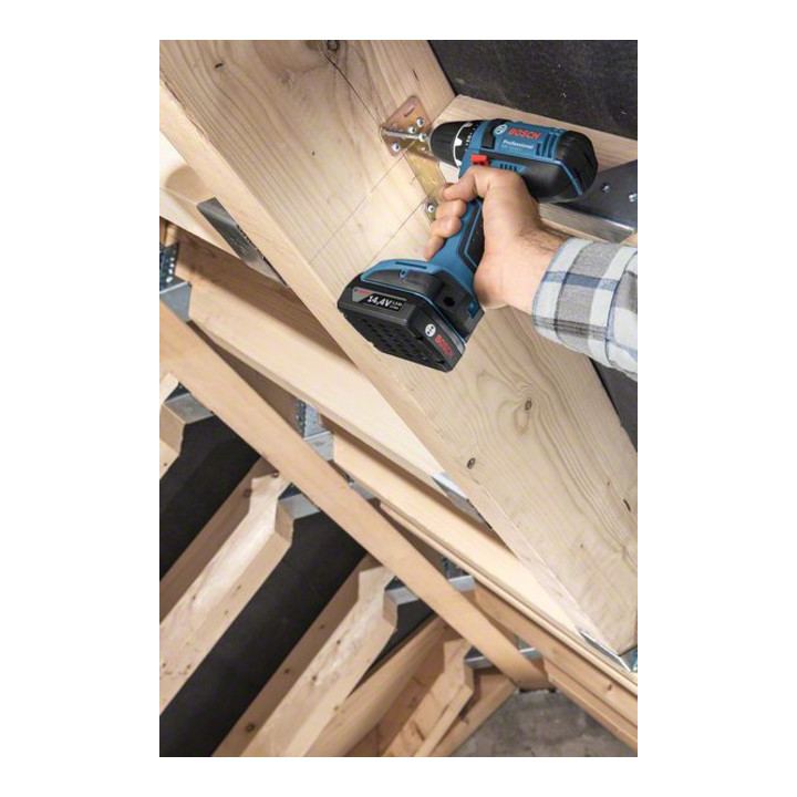 Bosch Akku-Bohrschrauber GSR 14,4-2-LI, mit 2 x 1,5 Ah Li-Ion Akku, L-BOXX