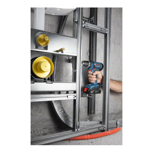 Bosch Akku-Bohrschrauber GSR 18-2-LI, 2 Akku GBA 18V 2.0Ah, Ladegerät AL 1820 CV