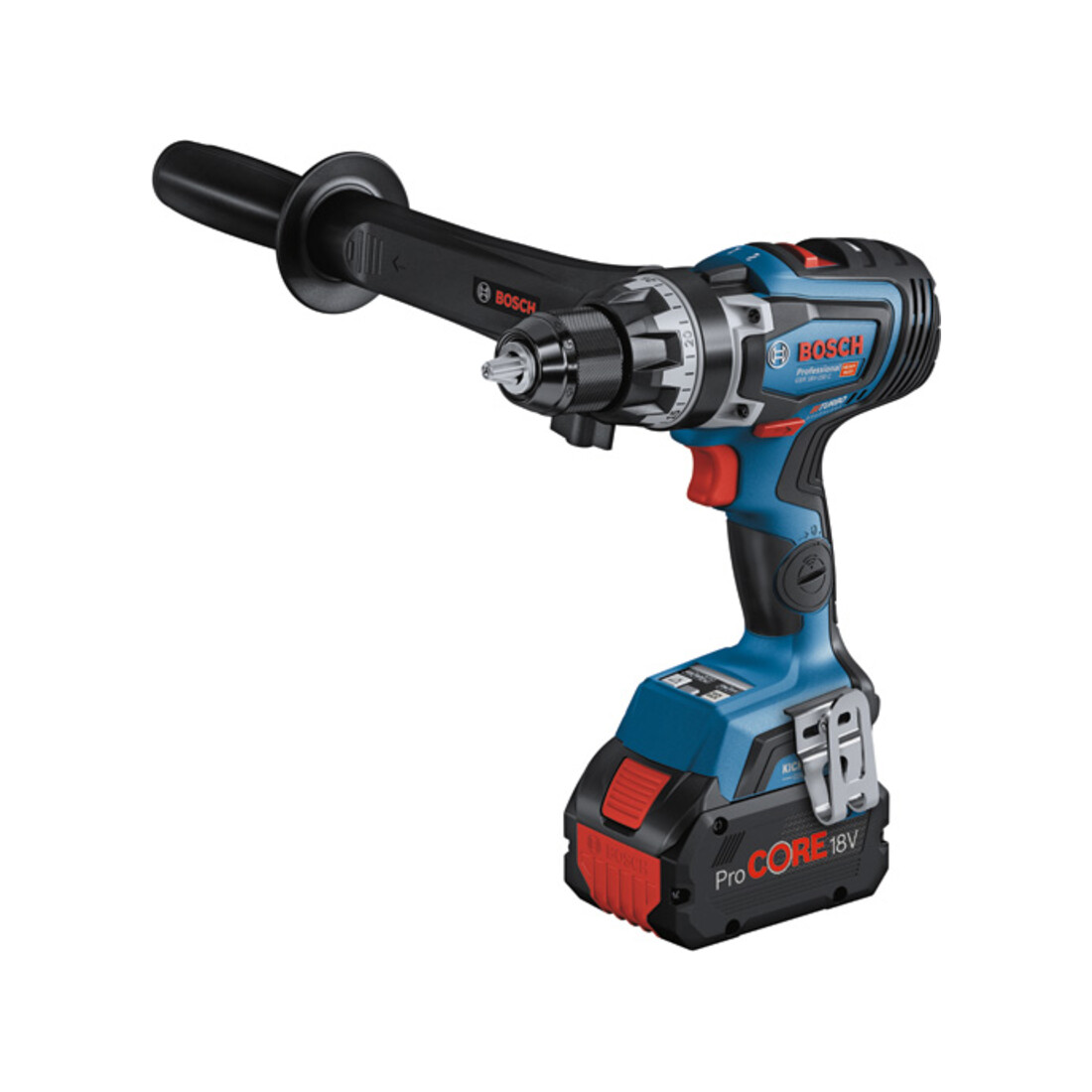 Bosch Akku-Bohrschrauber GSR 18V-150 C mit 2x Akku ProCORE18V 8.0Ah in L-BOXX