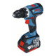 Bosch Akku-Bohrschrauber GSR 18V-60 C mit 2 x 2,0 Ah Li-Ion Akku L-BOXX