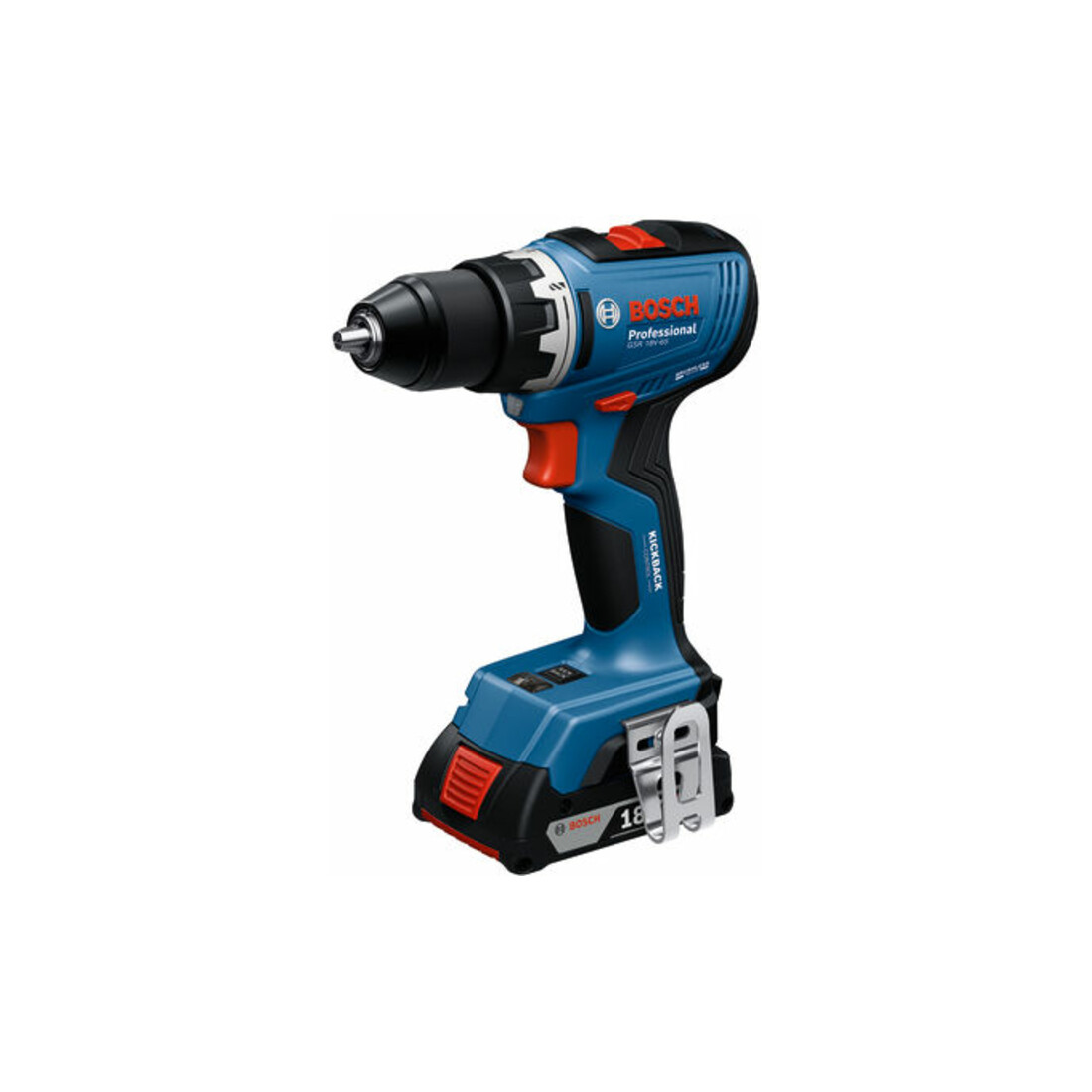 Bosch Akku-Bohrschrauber GSR 18V-65 mit 2 x Akku GBA 18V 5.0Ah, L-BOXX 136