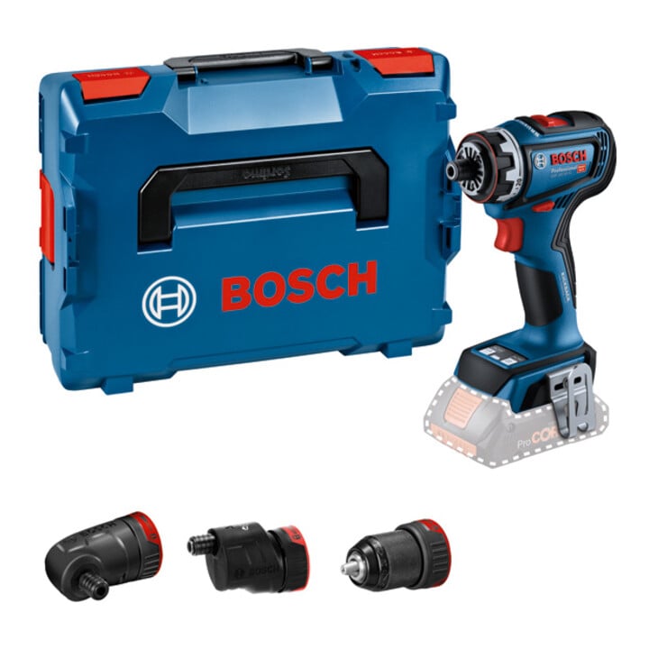 Set Bosch Akku-Bohrschrauber GSR 18V-90 FC, L-BOXX 136 + Akkupack ProCORE 18 Volt, 4,0 Ah