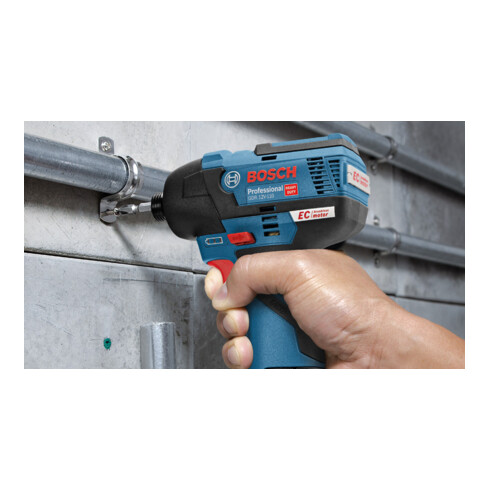Bosch Akku-Drehschlagschrauber GDR 12 V-100 EC mit 2 x 3 Ah Li-Ion Akku L-BOXX