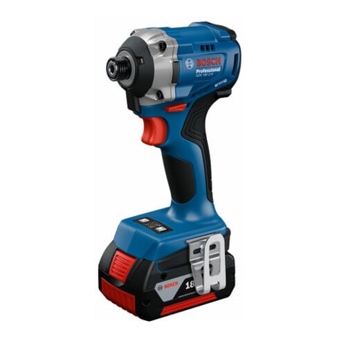 Bosch Akku-Drehschlagschrauber GDR 18V-215 mit 2 x Akku GBA 18V 4.0Ah, L-BOXX 136