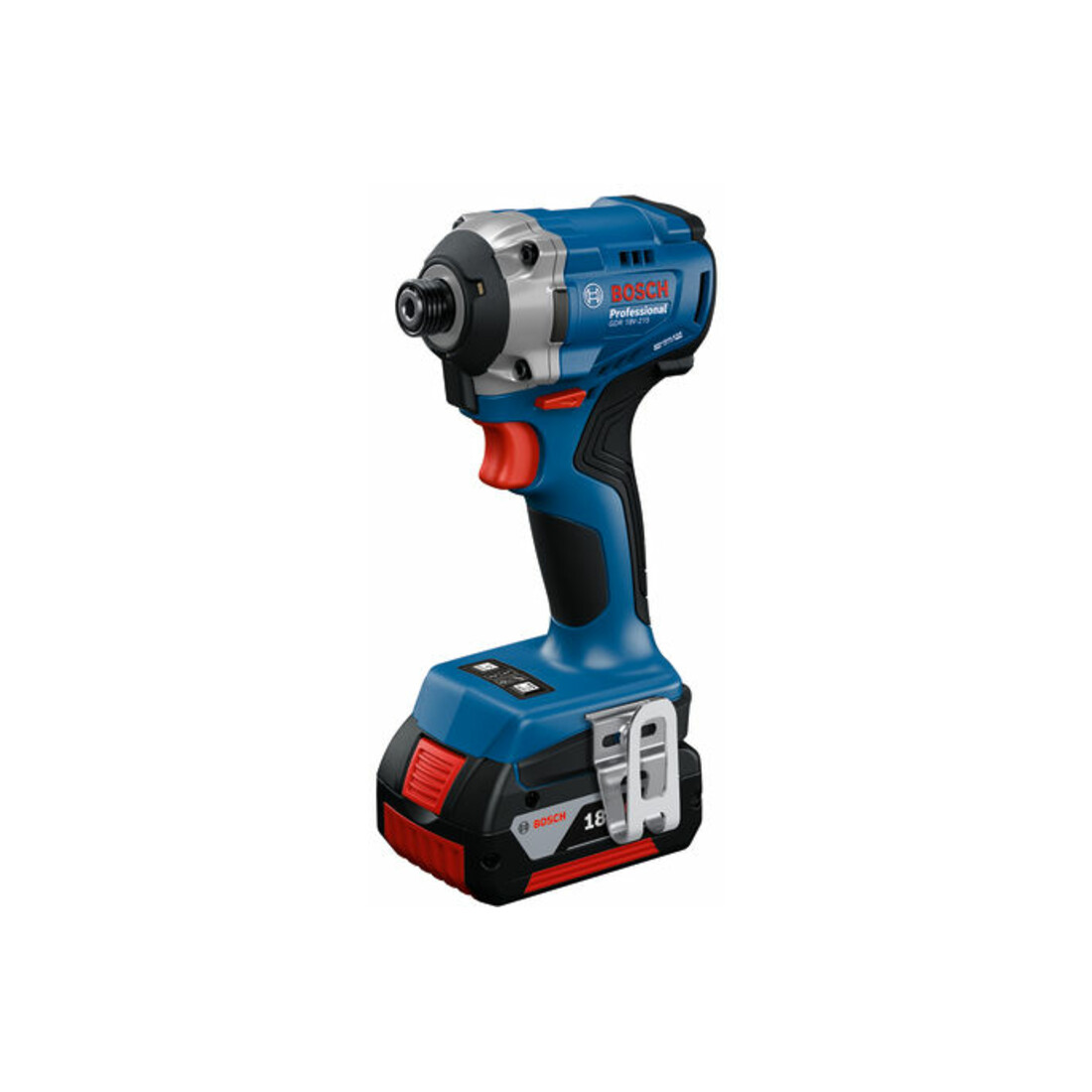 Bosch Akku-Drehschlagschrauber GDR 18V-215 mit 2 x Akku GBA 18V 4.0Ah, L-BOXX 136