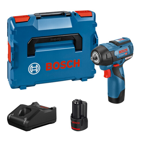 Bosch Akku-Drehschlagschrauber GDS 12V-115 mit 2 x 3,0 Ah Li-Ion Akku L-BOXX