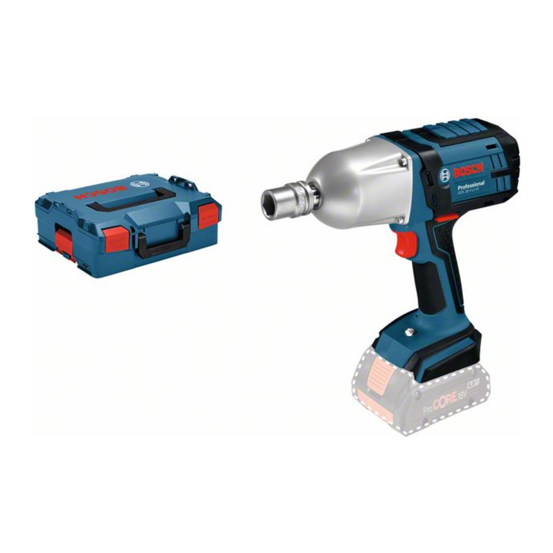 Bosch Akku-Drehschlagschrauber GDS 18 V-LI HT Solo Version L-BOXX