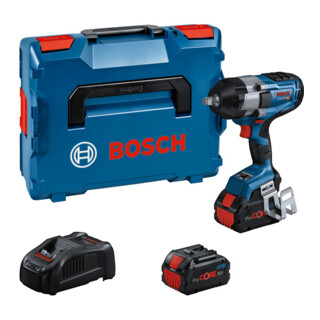 Bosch Akku-Drehschlagschrauber GDS 18V-1000 C: 2x Akku ProCORE18V 5.5Ah in L-BOXX