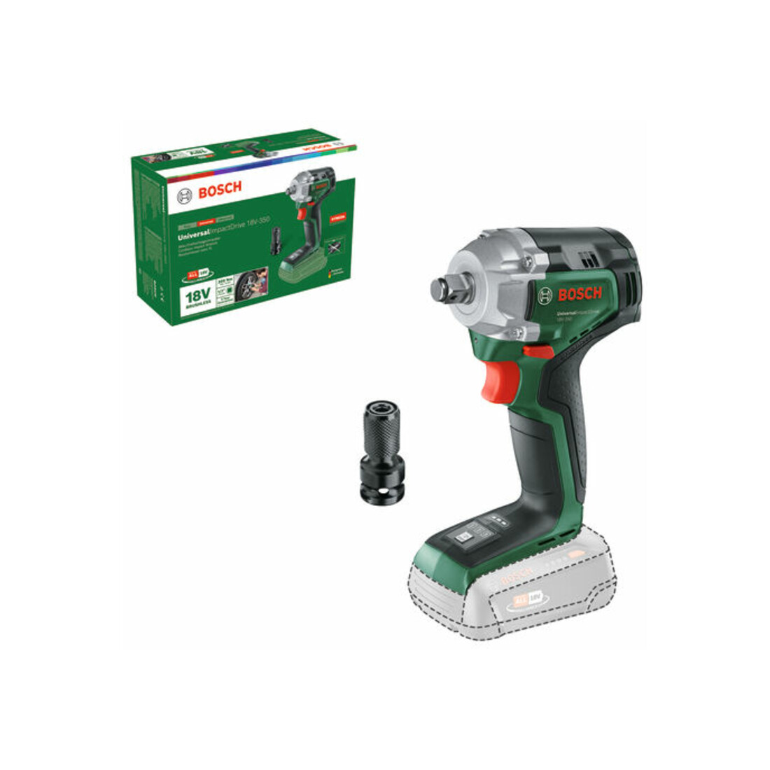 Bosch Akku-Drehschlagschrauber UniversalImpactDrive 18V-350