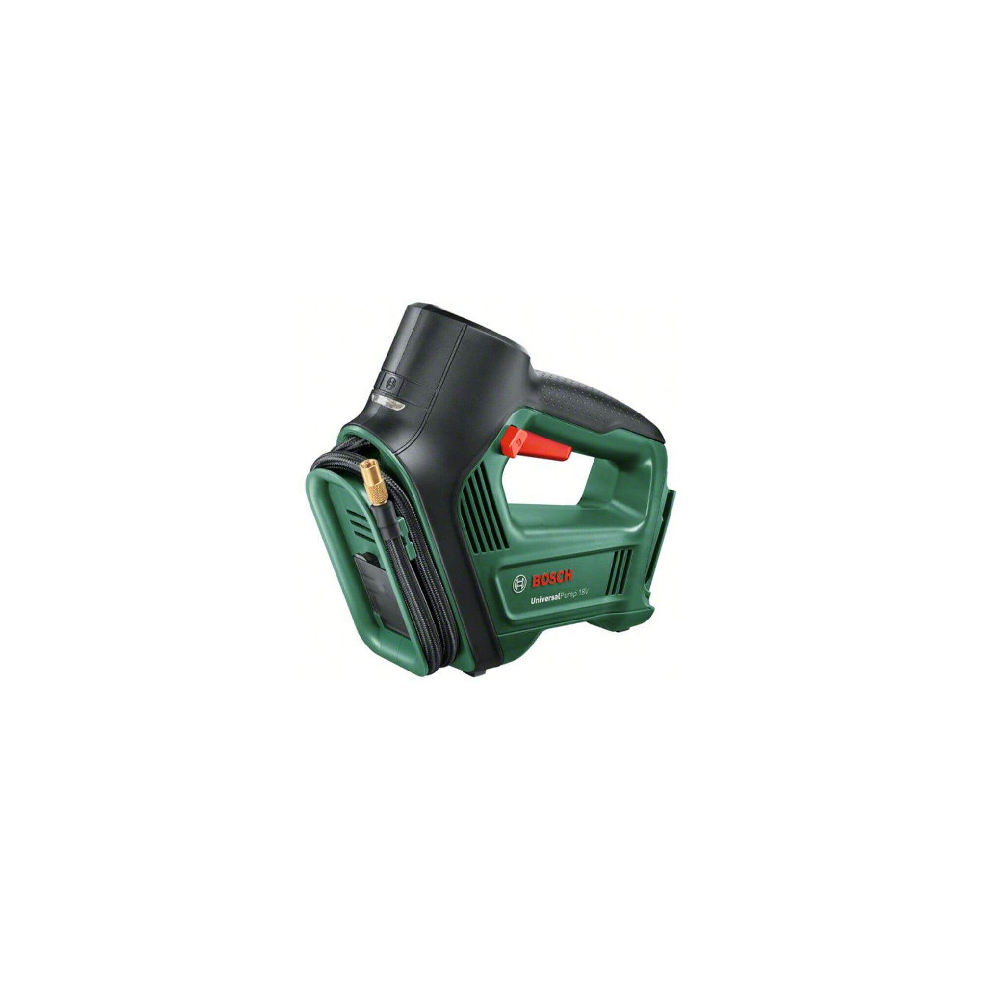 Bosch UniversalPump 18V Akku-Druckluftpumpe aus Kunststoff und Metall mit Akku-Druckluftpumpe ohne Akku und Ladegerät für Reifen und Luftmatratzen,