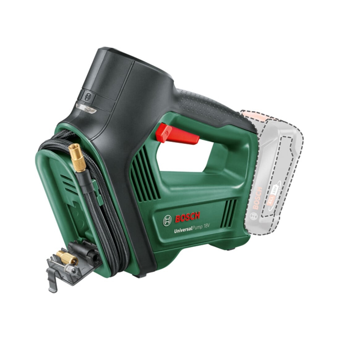Bosch Akku-Druckluftpumpe UniversalPump 18V