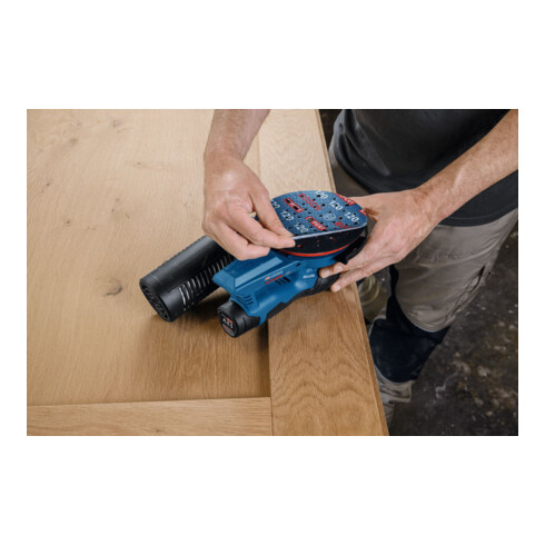 Bosch Akku-Exzenterschleifer GEX 12V-150-3 in L-BOXX (solo; L)