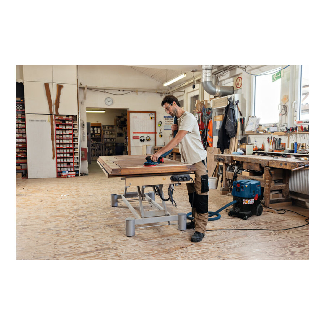 Bosch Akku-Exzenterschleifer GEX 18V-150-3 in L-BOXX