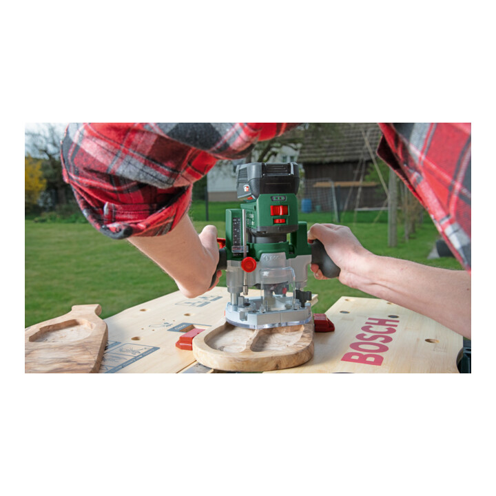 Bosch Akku-Fräse Router Combi Set