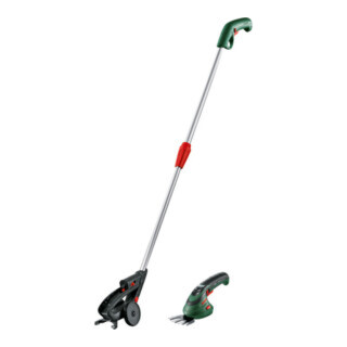 Bosch Akku-Gras- und Strauchschere Isio, Teleskopstiel
