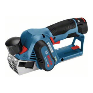 Bosch Akku-Hobel GHO 12V-20 mit 2 x 3,0 Ah Li-Ion Akku L-BOXX