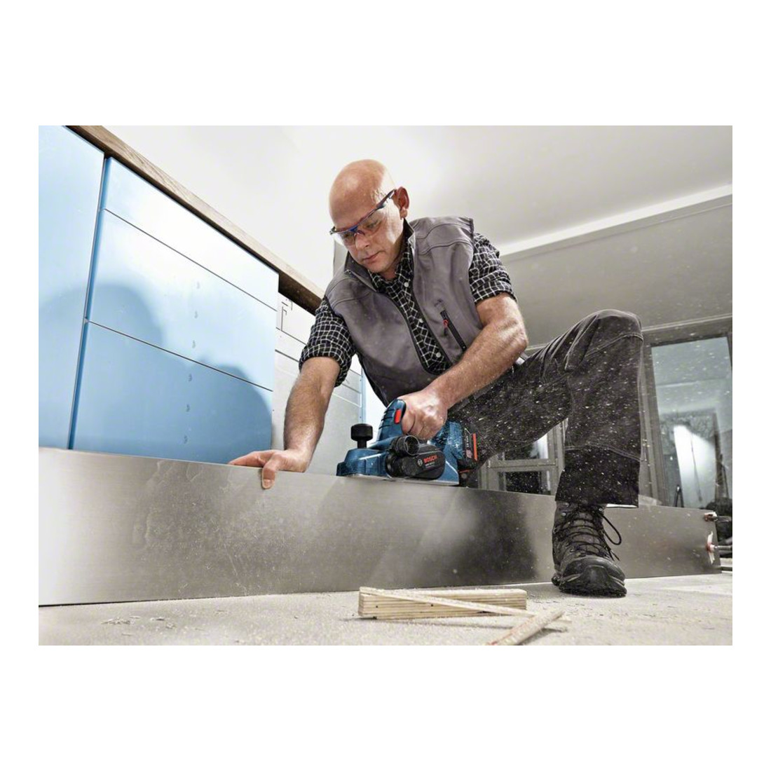 Bosch Akku-Hobel GHO 18 V-LI Solo Version L-BOXX
