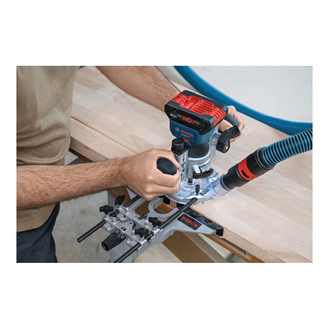 Bosch Akku-Kantenfräse GKF 18V-8 in L-BOXX 136