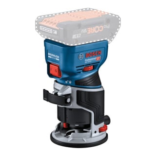 Bosch Akku-Kantenfräse GKF 18V-8, Taucheinheit TE 600 in L-BOXX 238