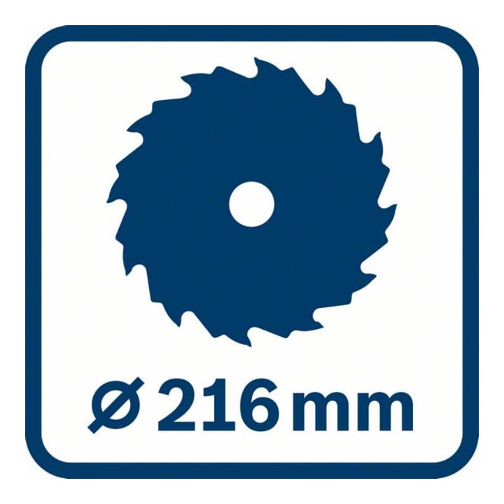 Bosch Akku-Kapp- und Gehrungssäge BITURBO GCM 18V-216, Starter Set ProCORE18V 8.0Ah S2
