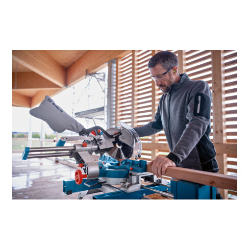 Bosch Akku-Kapp- und Gehrungssäge BITURBO GCM 18V-254 D