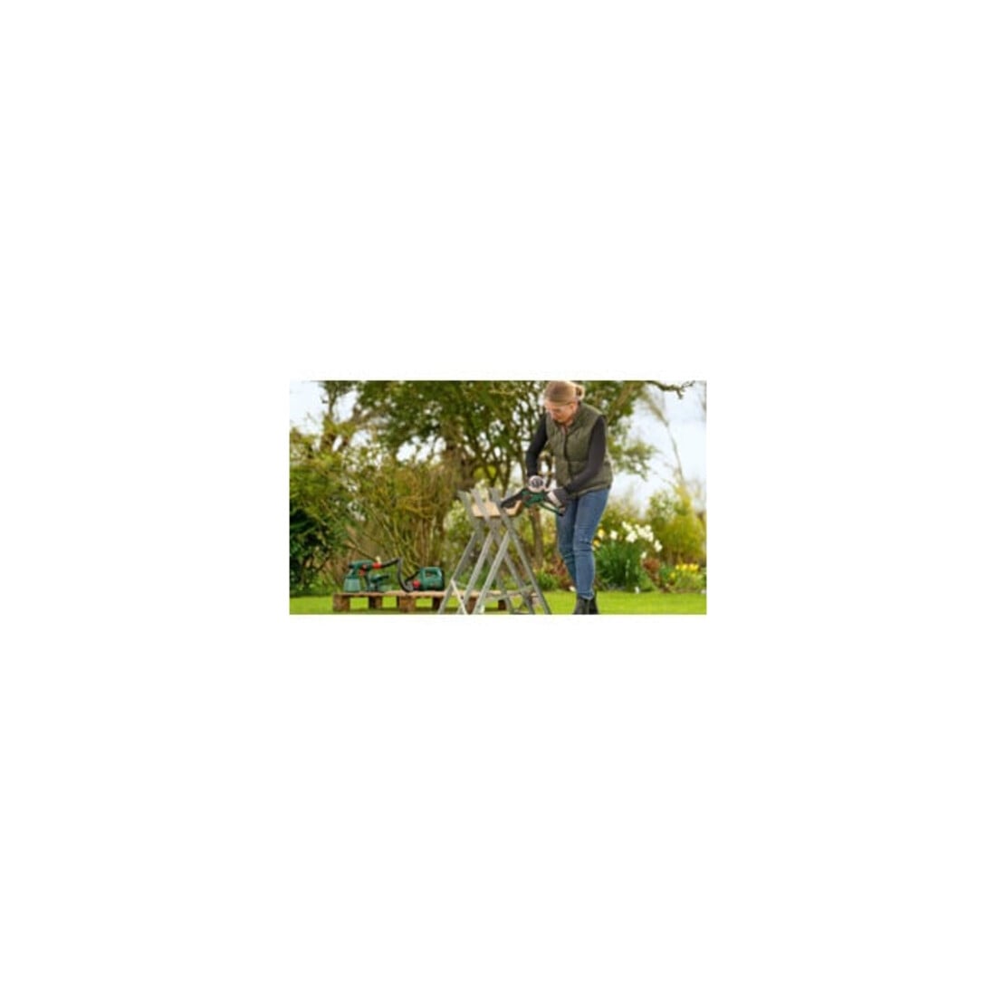 Bosch Akku-Kettensäge EasyChain 18V-15-7 ohne Akkupack