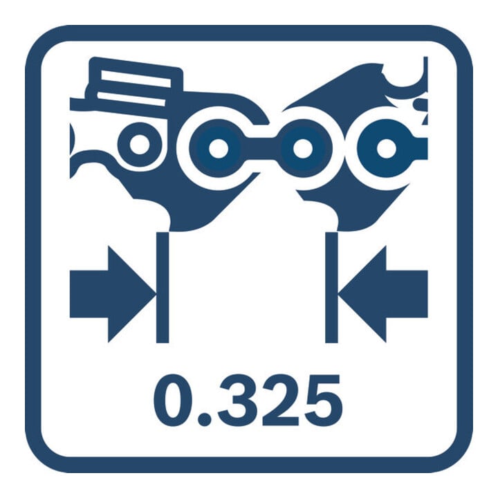 Bosch Akku-Kettensäge GKE 18V-40, 1x EXBA18V-55
