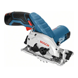 Bosch Akku-Kreissäge GKS 12V-26 mit 2 x 3,0 Ah Li-Ion Akku L-BOXX