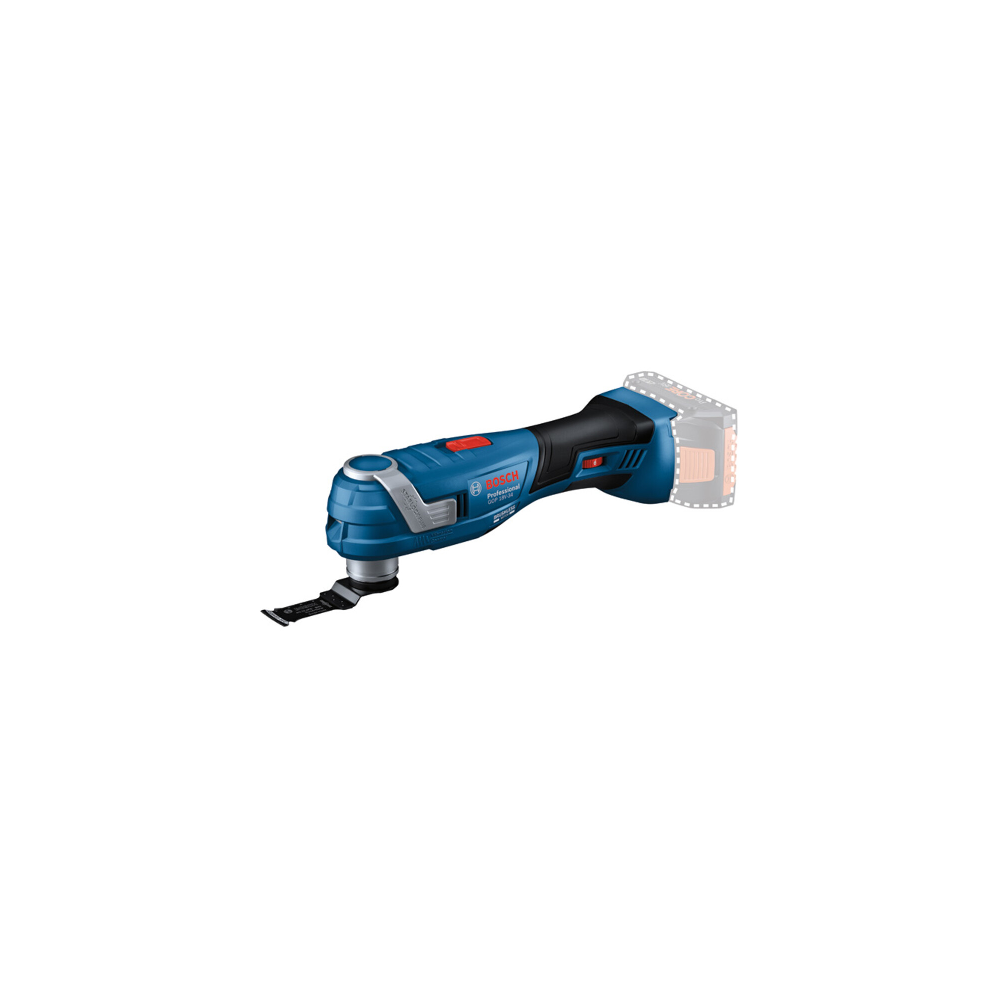 BOSCH Akku-Multi-Cutter GOP 18V-34, im Karton