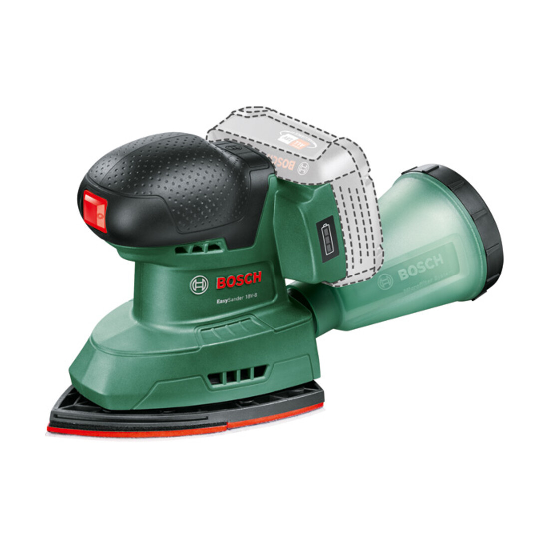 Bosch Akku-Multischleifer EasySander 18V-8