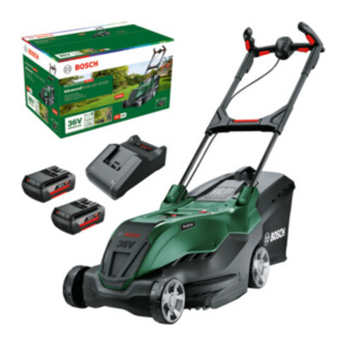 Bosch Akku-Rasenmäher AdvancedRotak 36V-40-650, 2 x Akku 36V 2,0Ah