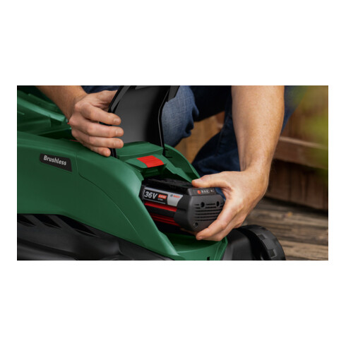 Bosch Akku-Rasenmäher AdvancedRotak 36V-40-650, 2 x Akku 36V 4,0Ah