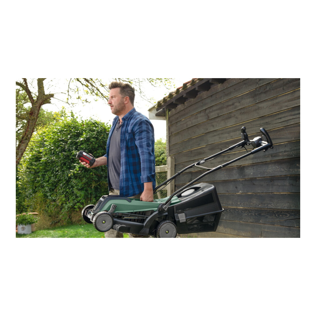 Bosch Akku-Rasenmäher EasyRotak 36-550, 2 x Akku 36V 2,0Ah