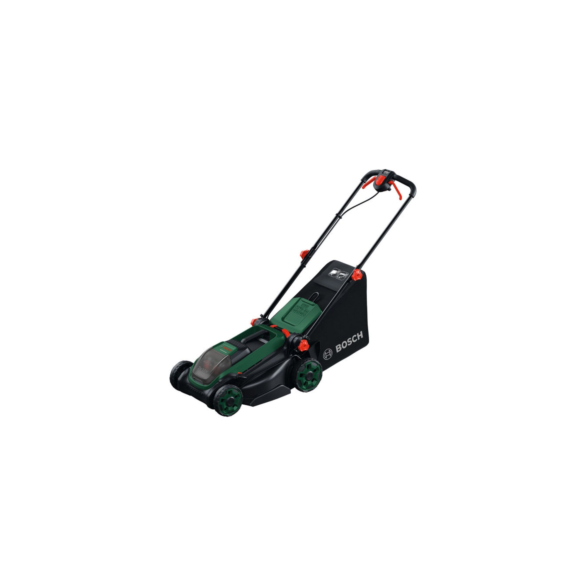 BOSCH Akku-Rasenmäher ROTAK18V2-38, 2x Akku PBA 18V 4.0Ah