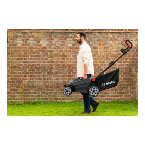 Bosch Akku-Rasenmäher ROTAK18V2-43, 2x Akku PBA 18V 4.0Ah