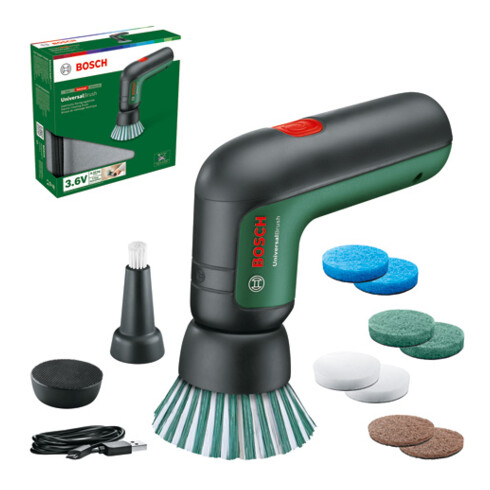 Bosch Akku-Reinigungsbürste UniversalBrush Set