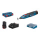 Bosch Akku-Rotationswerkzeug GRO 12V-35 mit 2 x 2,0 Ah Li-Ion Akku L-BOXX-2