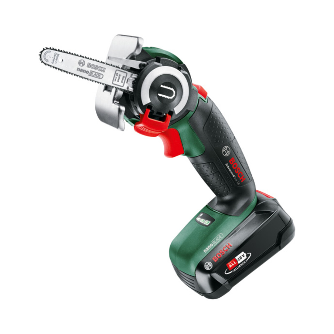 Bosch Akku-Säge AdvancedCut 18 mit NanoBlade-Technologie, mit 1 x PBA 18V 2.5 Ah Akku