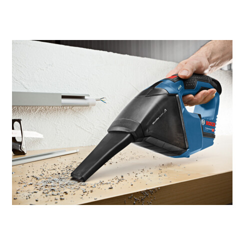 Bosch Akku-Sauger GAS 12V mit 2 x 3,0 Ah Li-Ion Akku L-BOXX