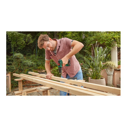 Bosch Akku-Schlagbohrmaschine EasyImpact 18V-40, 2 x Akku PBA 18V 2.0Ah im Tragekoffer